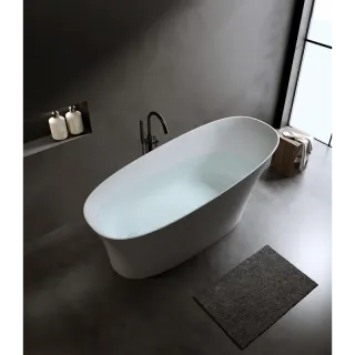 Ванна из искусственного камня Timo Kiara KIARA1700 170x76 см белый